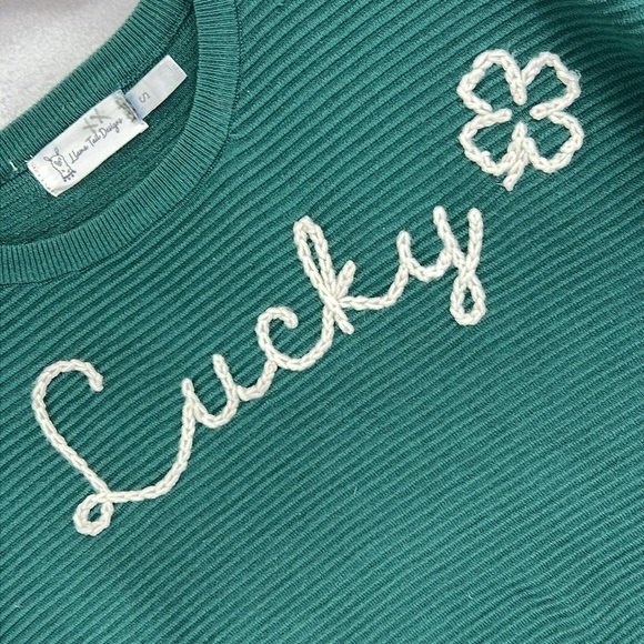 Llama Tail Designs Women’s Custom Pullover Sweater Sz S/M Viscose/Nylon Like New - Picture 3 of 8